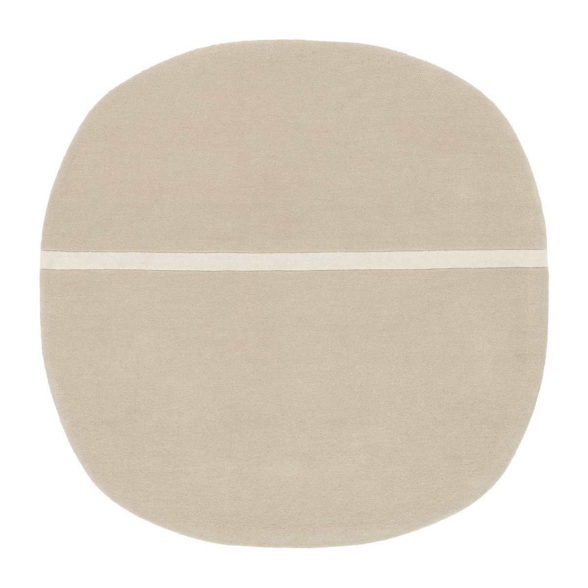Normann Copenhagen Oona teppe 140 x 140 cm Sand