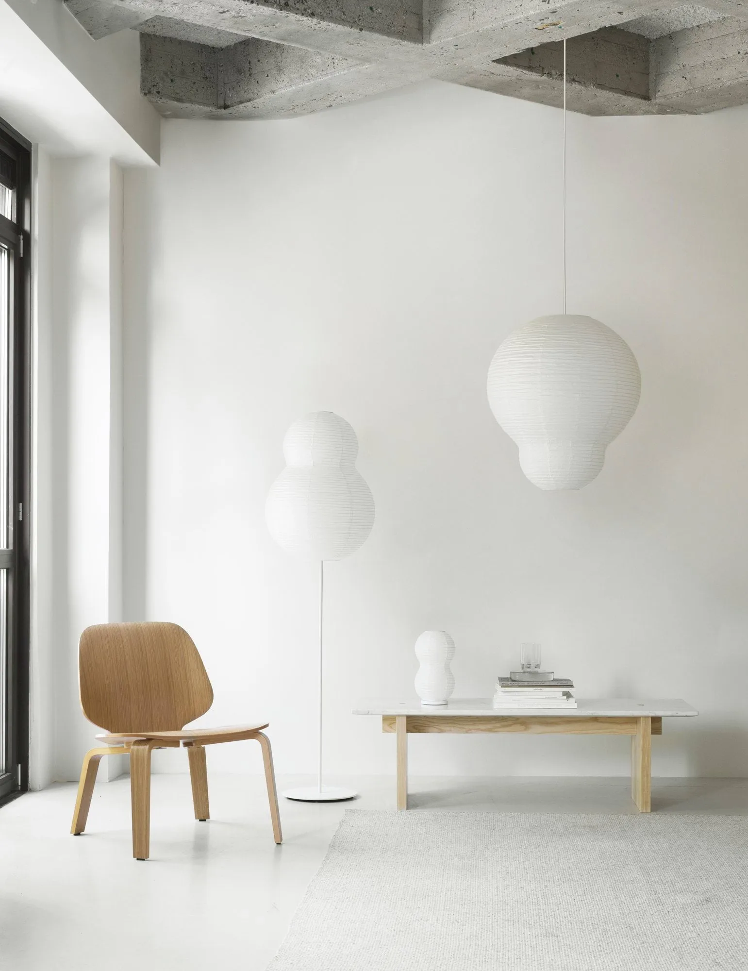 Puff Bubble lampe 35 x 50 cm, Hvit Normann Copenhagen