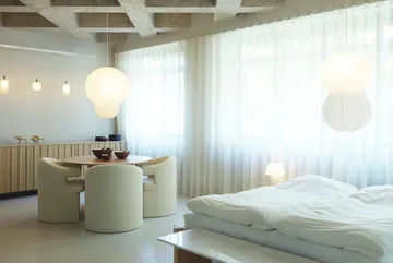 Puff Twist lampe 50 x 90 cm - Hvit - Normann Copenhagen