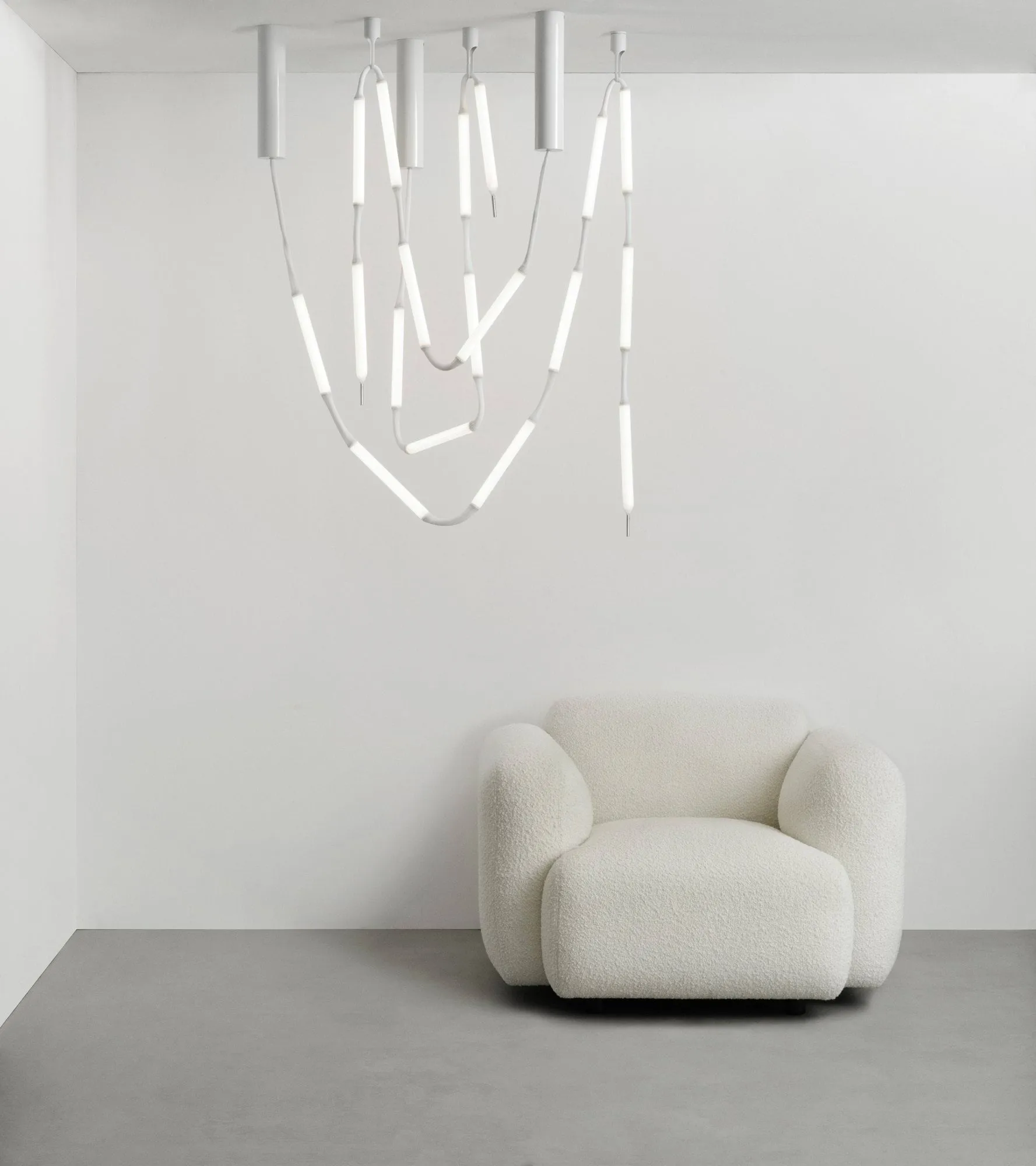 Reb taklampe 8, White Normann Copenhagen