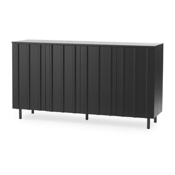 Rib sideboard 45 x 159 cm - Soft Black - Normann Copenhagen