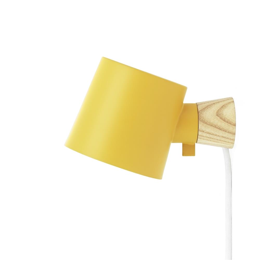 Normann Copenhagen - Rise Vägglampe Gul