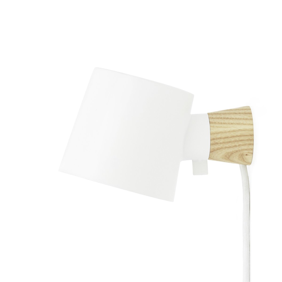 Rise vegglampe hvit