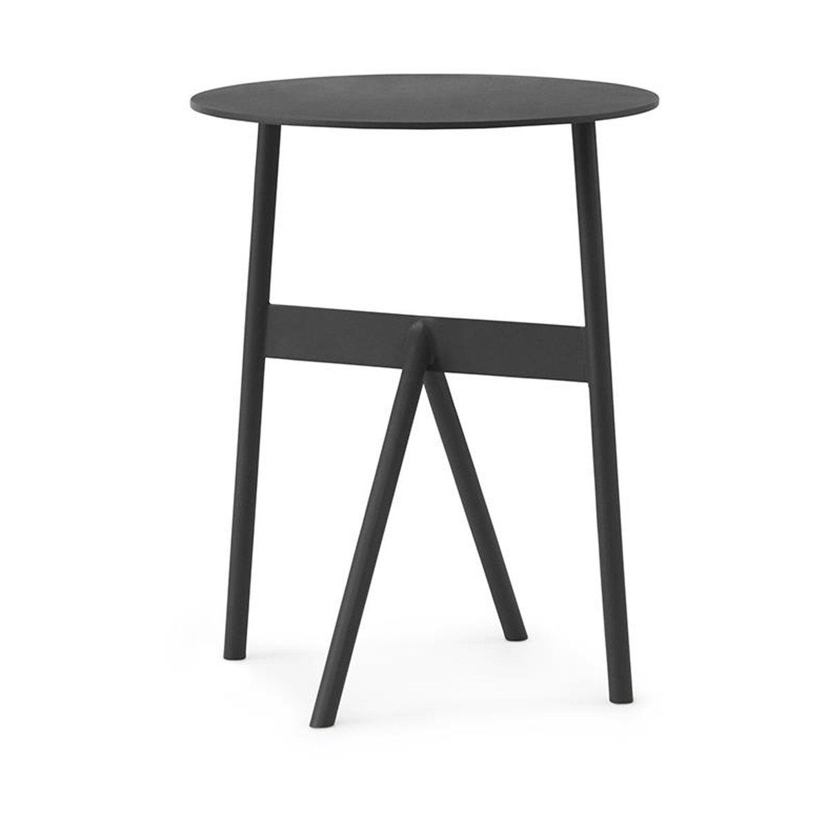 Normann Copenhagen Stock Table sidebord Ø 37 cm H: 46 cm Black