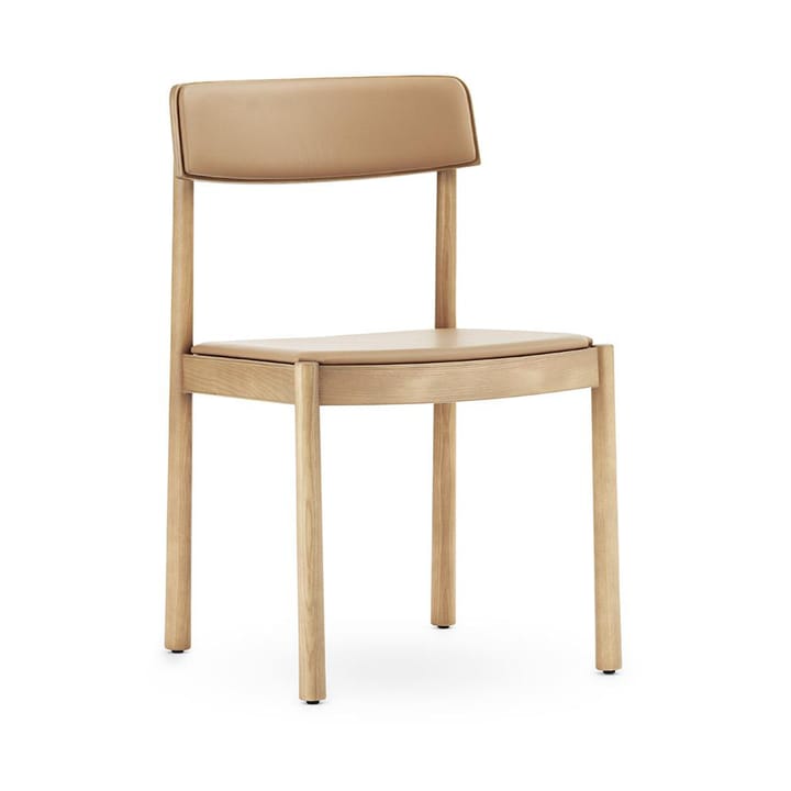 Timb stol med pute, Tan/Ultra Leather – Camel Normann Copenhagen