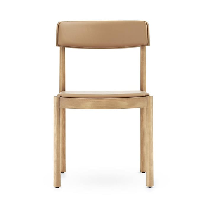 Timb stol med pute, Tan/Ultra Leather – Camel Normann Copenhagen