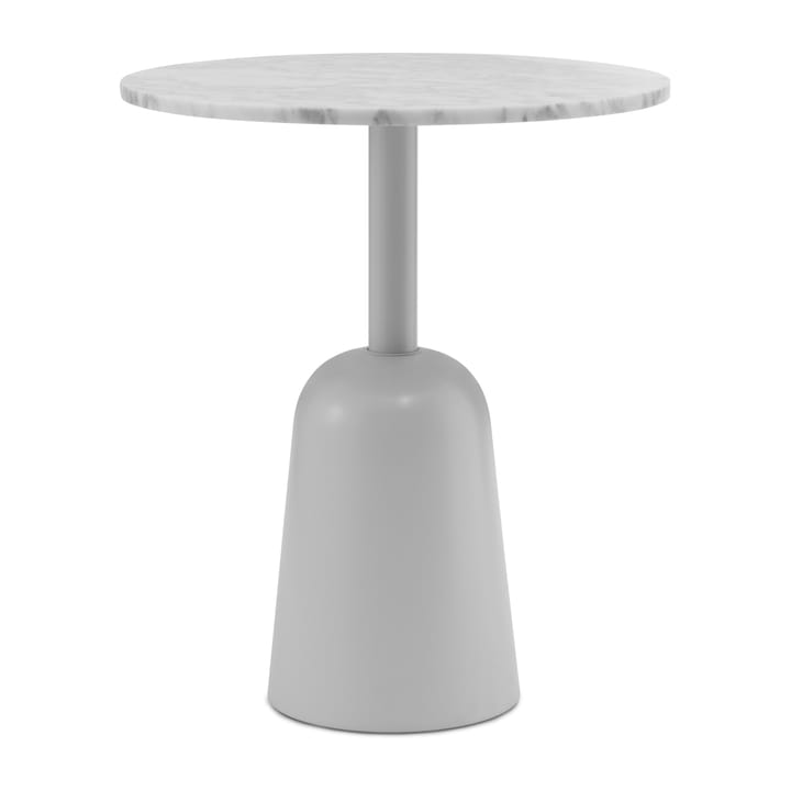 Turn justerbart bord Ø55 cm, Hvit marmor Normann Copenhagen