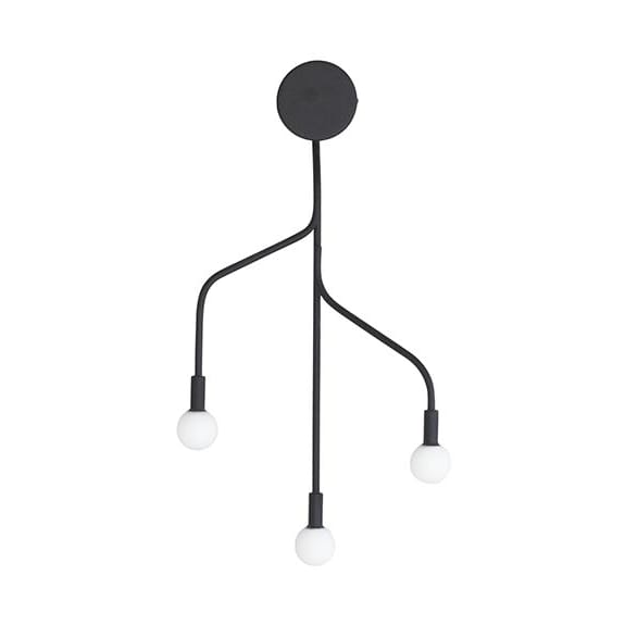 Vekst Vegglampe - Svart - Normann Copenhagen