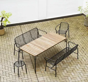 Vig Dining benk - Svart - Normann Copenhagen