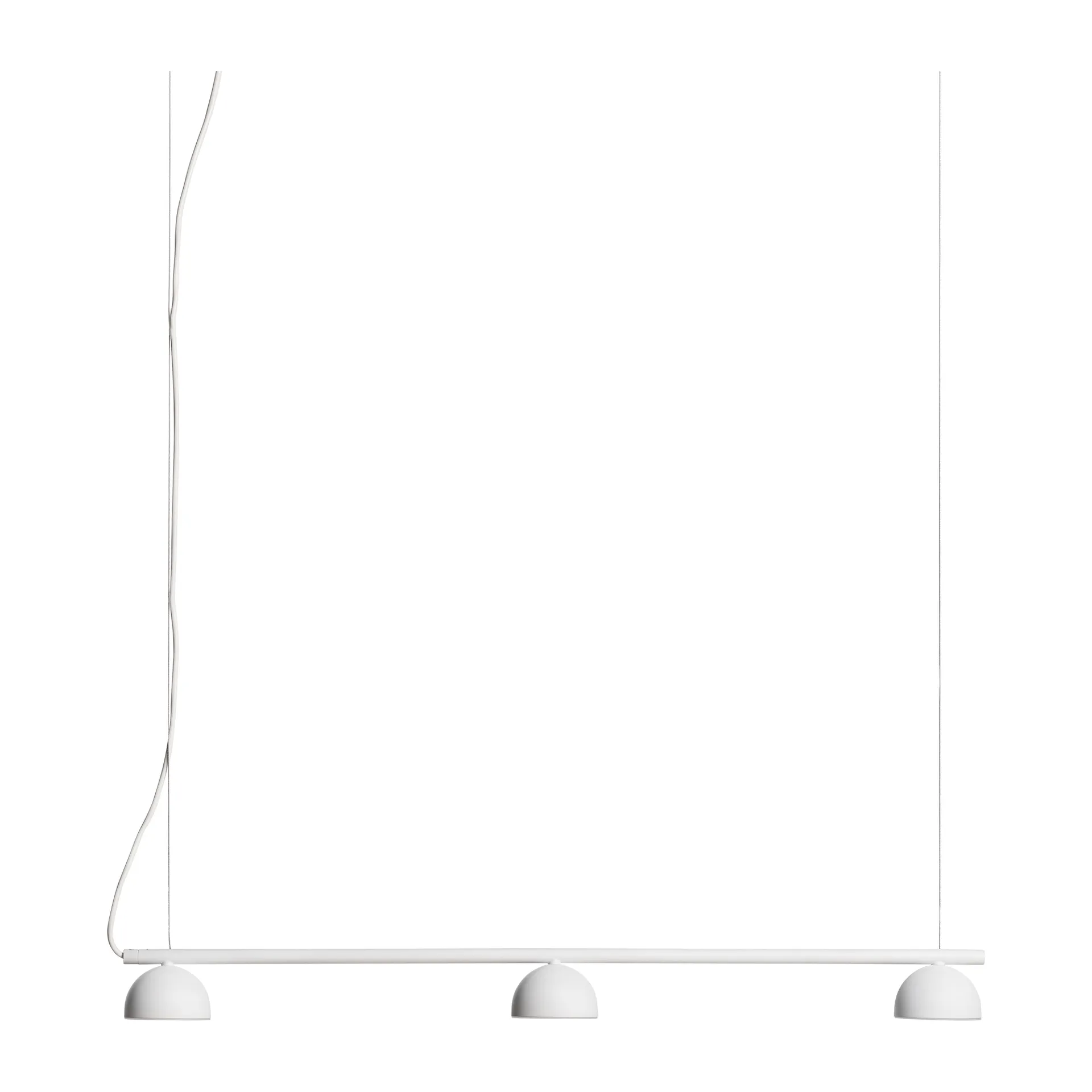 Blush Rail 3 taklampe, Hvit matt Northern