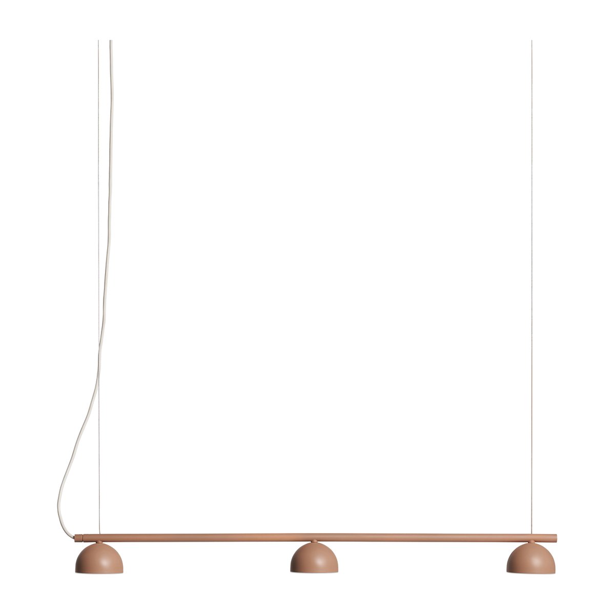 Northern Blush Rail 3 taklampe Warm beige
