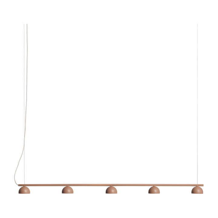 Blush Rail 5 taklampe, Warm beige Northern