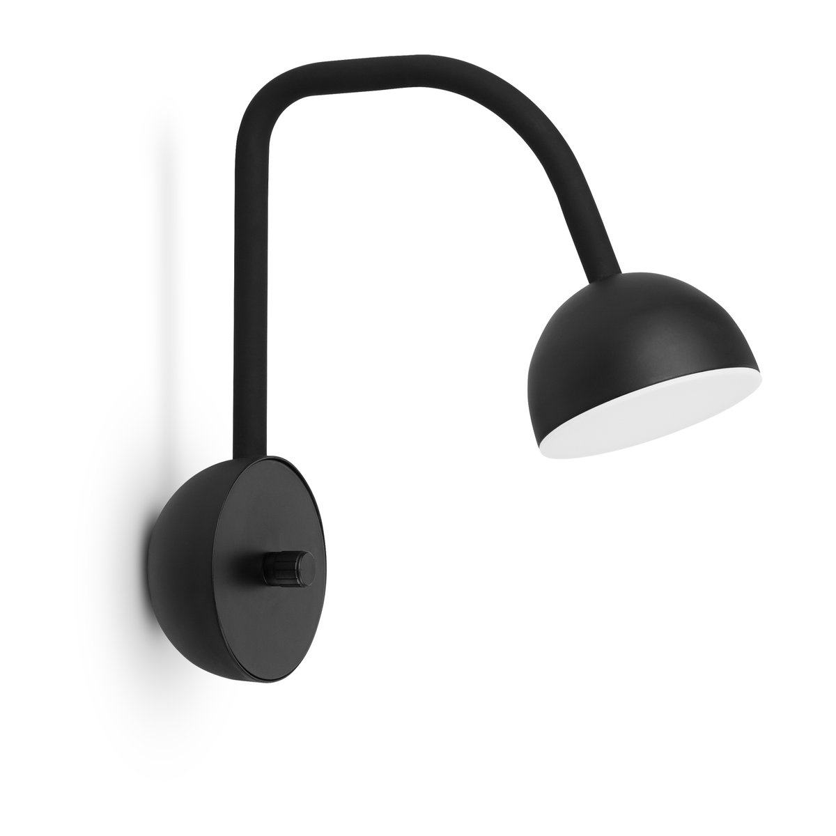 Northern Blush vegglampe Svart matt