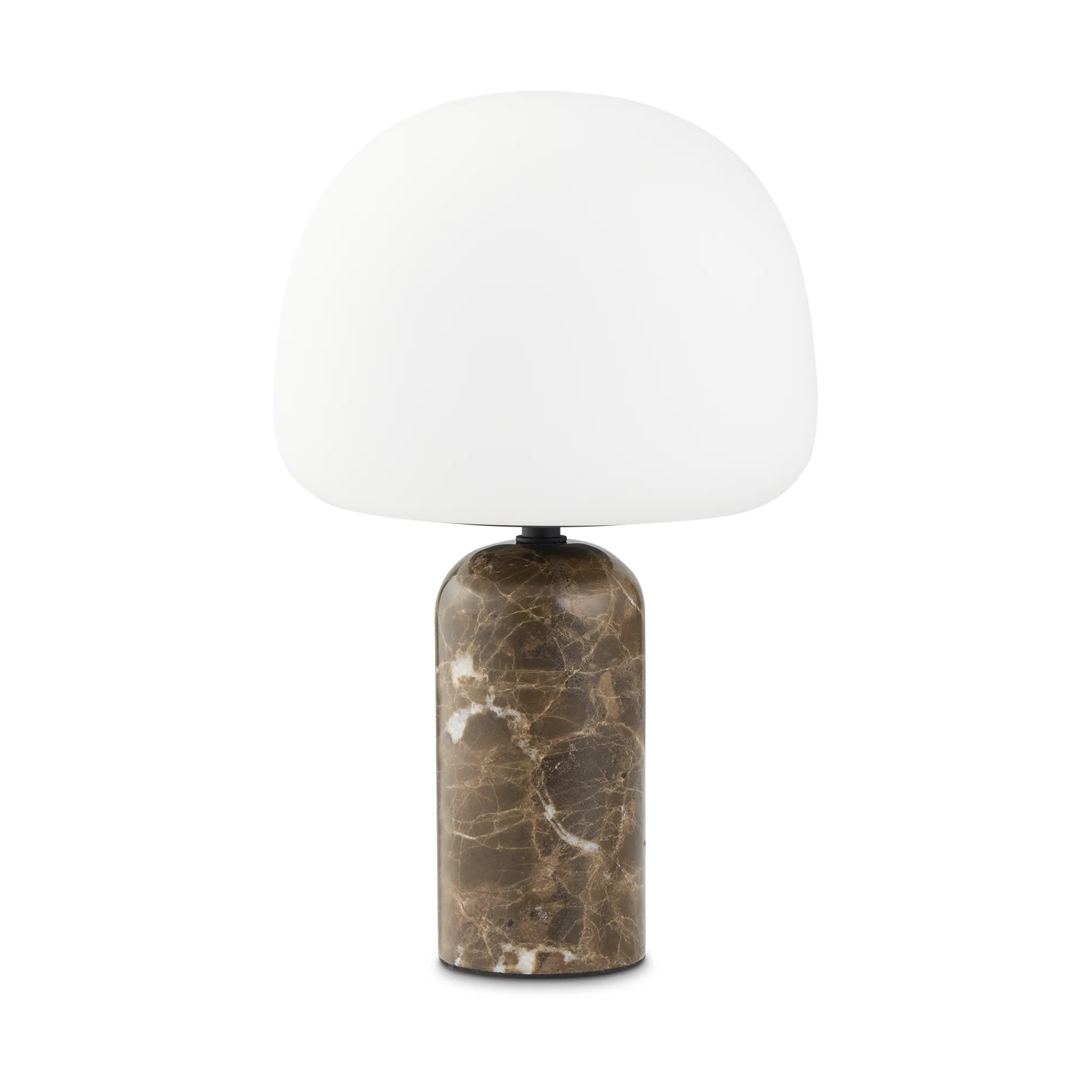 Kin bordlampe 33 cm, Brown marble Northern