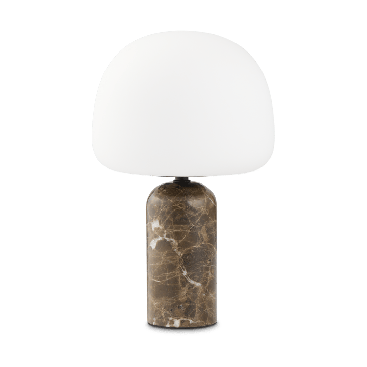 Kin bordlampe 33 cm, Brown marble Northern