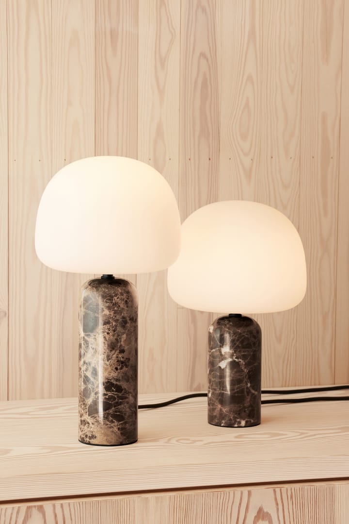 Kin bordlampe 33 cm, Brown marble Northern