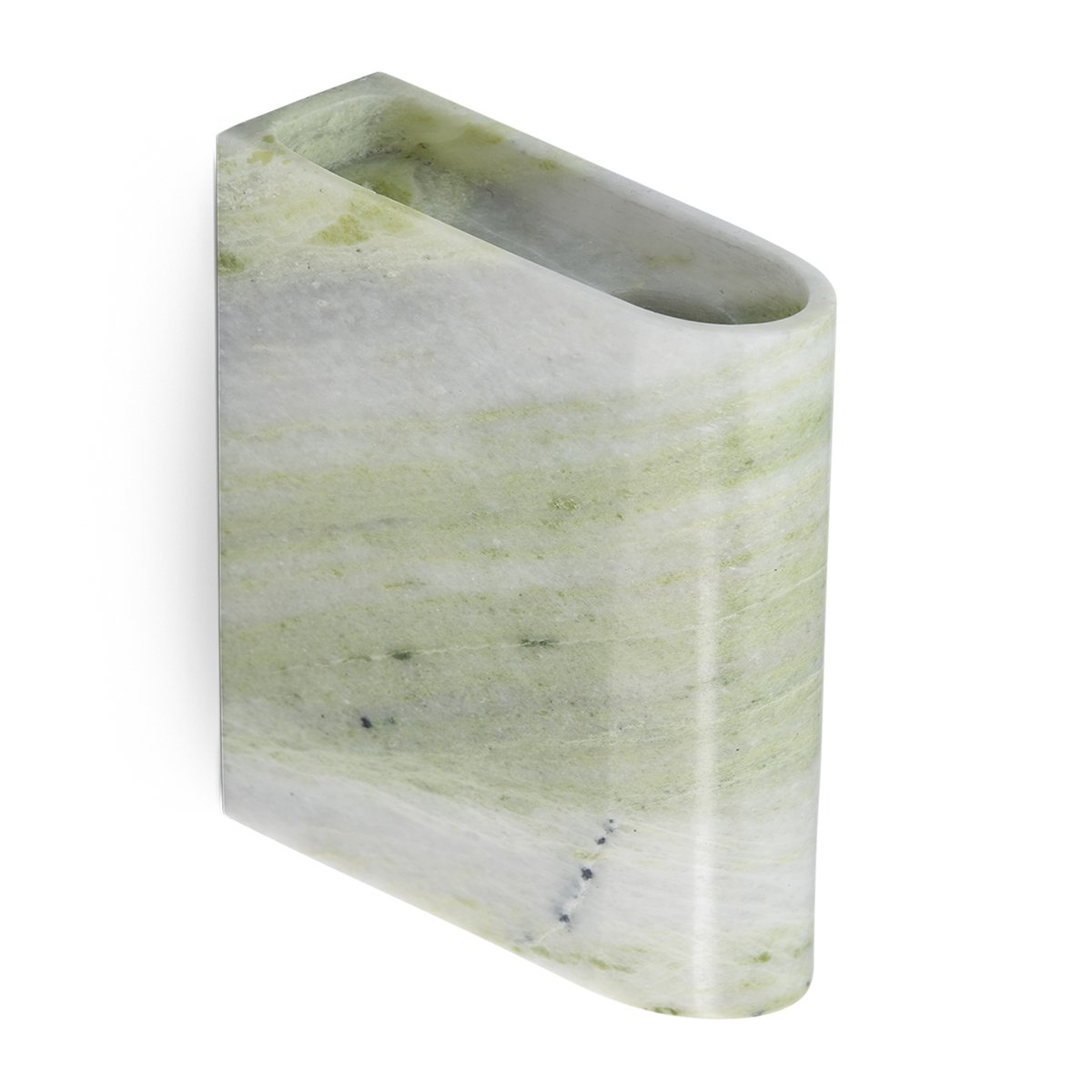 Northern Monolith lysholder vegg Mixed green marble