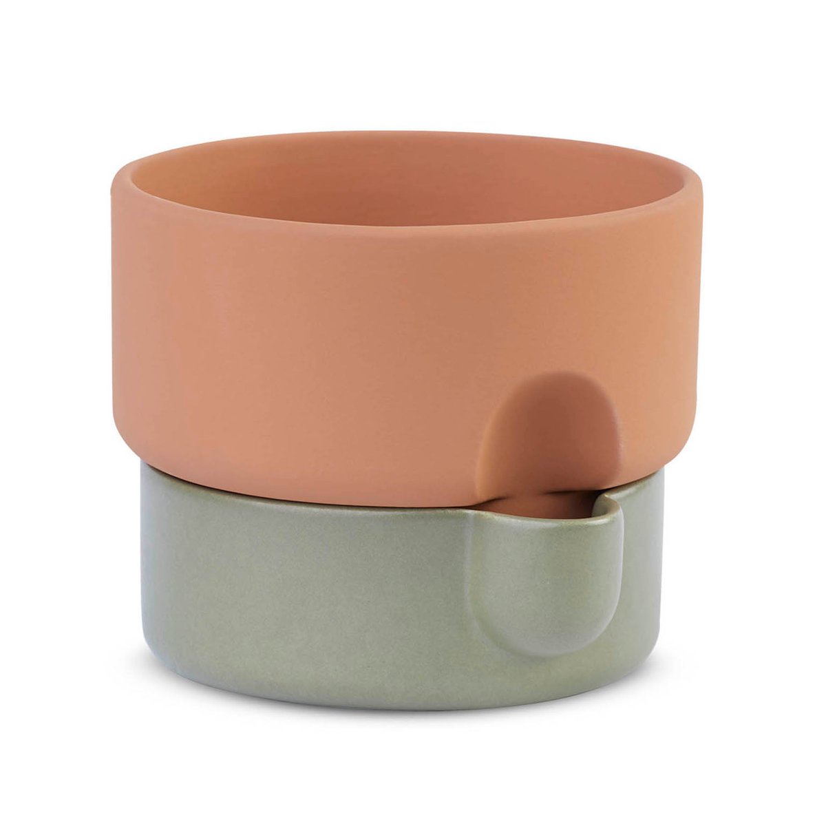 Northern Oasis selvvannende krukke medium Ø20.5 cm Terracotta-Grønn