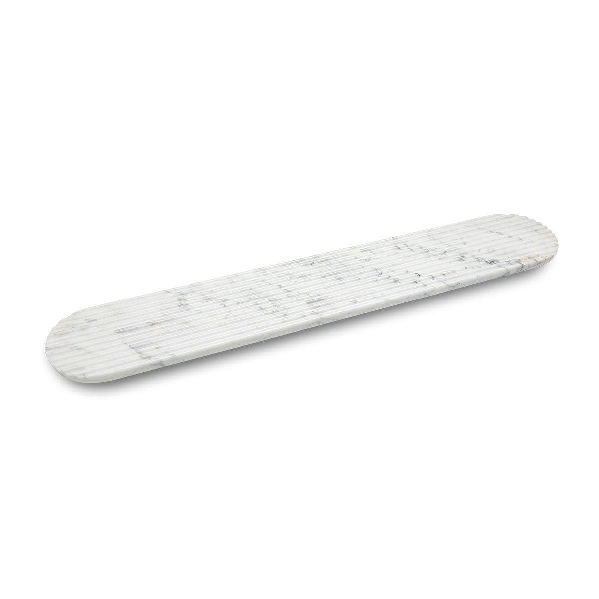 Northern Podium brett 90 cm Mixed white marble