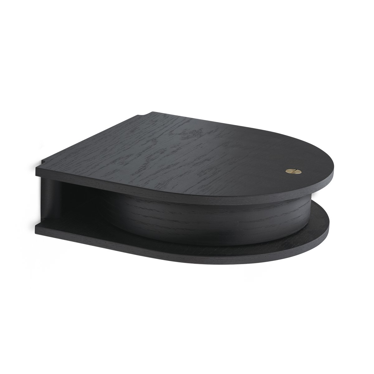 Northern Valet skuff vegghengt small Black painted oak