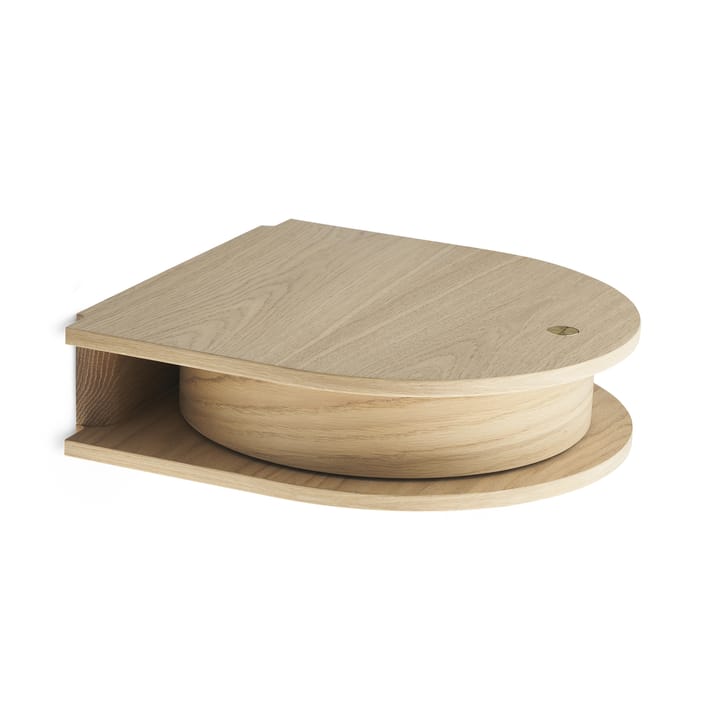 Valet skuff vegghengt small, Light oiled oak Northern