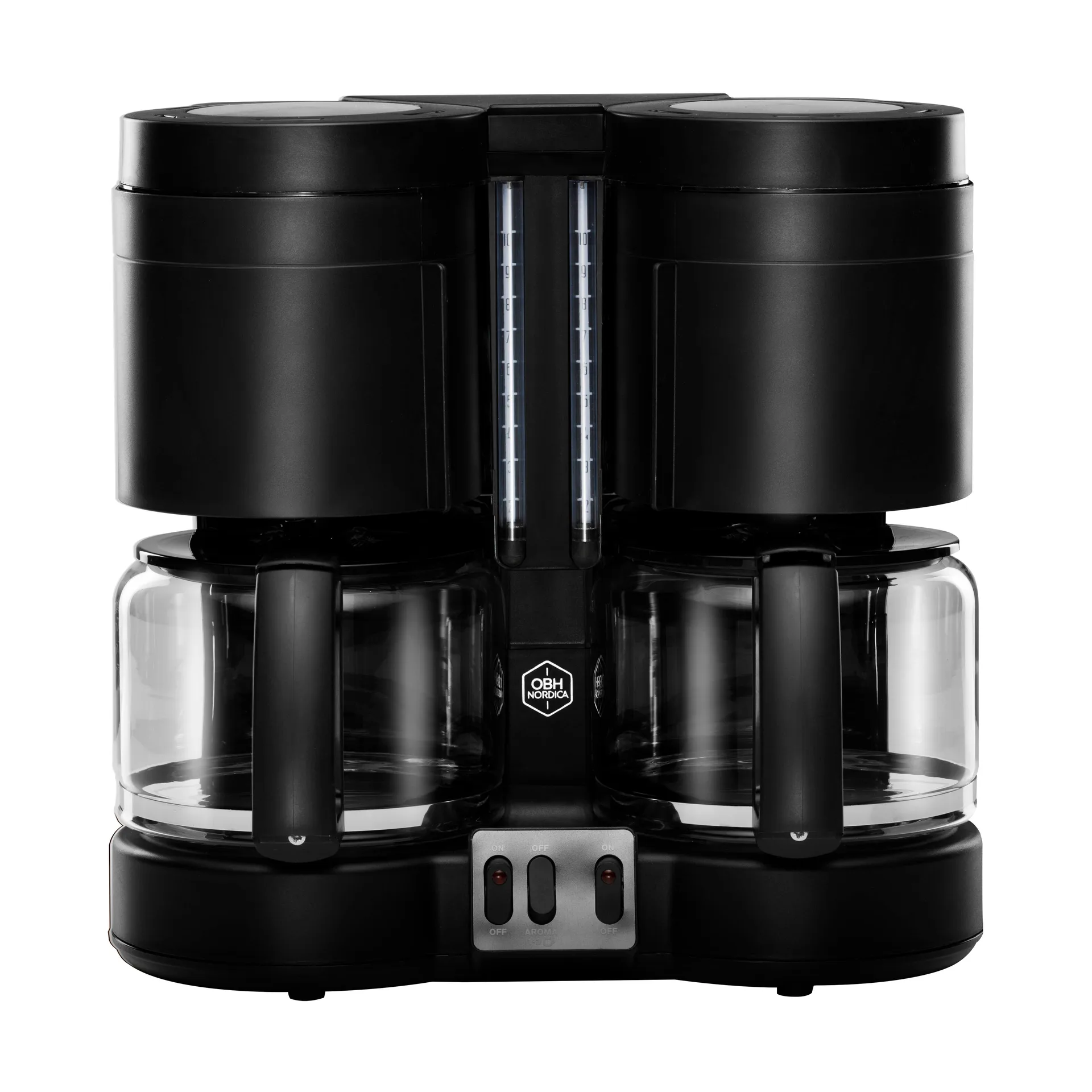 Duo Tech OP8508S0 kaffetrakter dobbel, Svart OBH Nordica