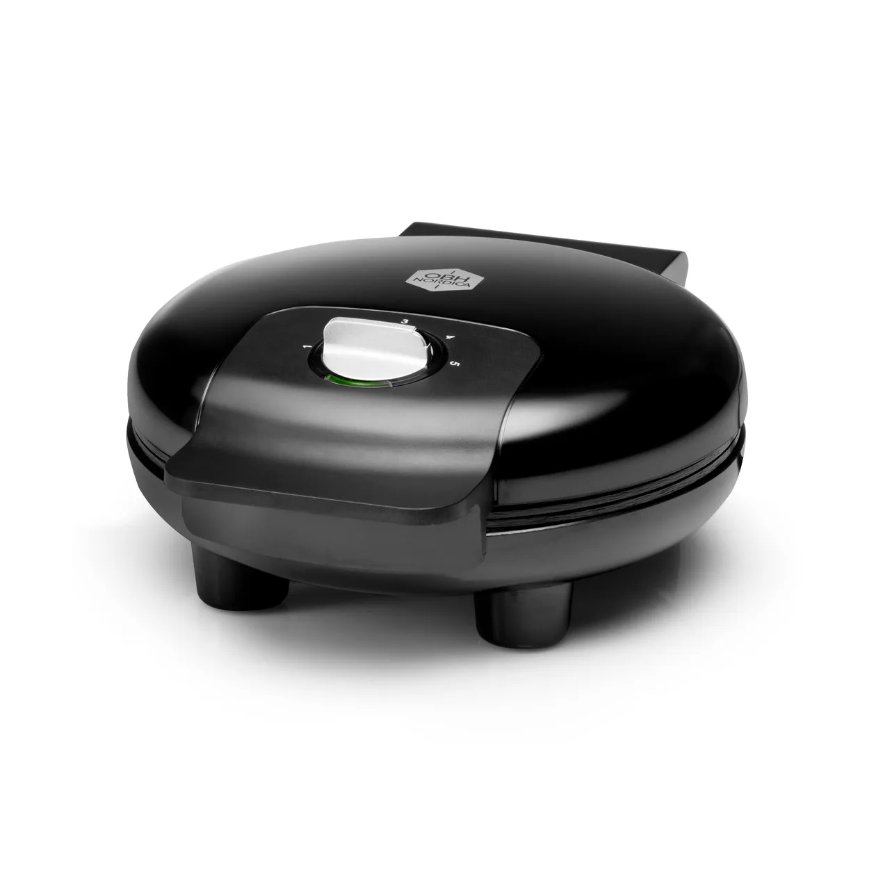 OBH Nordica Select 6967 vaffeljern singel 1 vaffel Svart