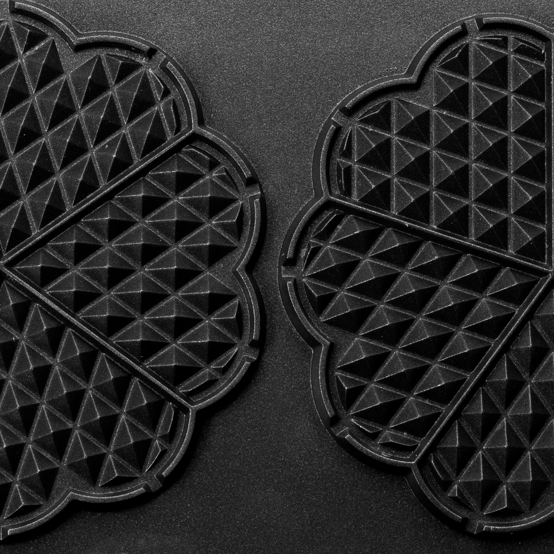 Select 6969 dobbelt vaffeljern 2 vafler, Svart OBH Nordica