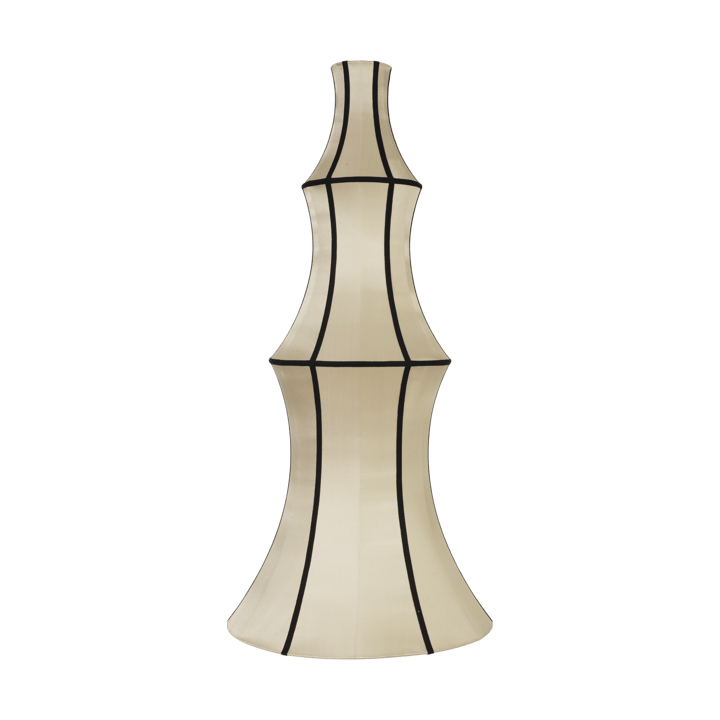 Indochina Classic Long lampeskjerm, Kit-black Oi Soi Oi