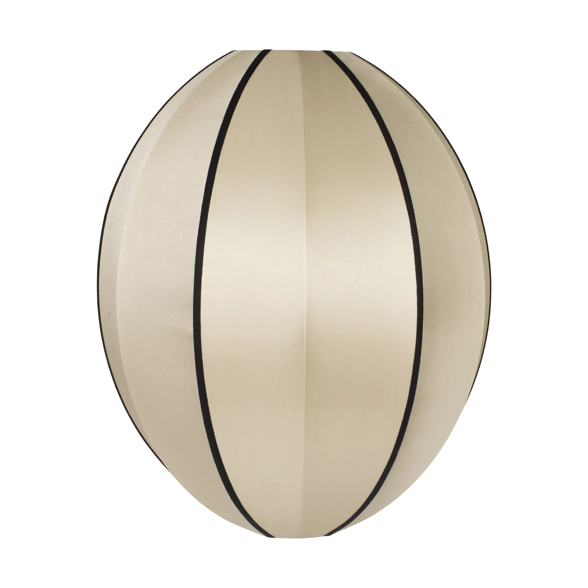 Indochina Classic Oval L lampeskjerm, Kit-black Oi Soi Oi