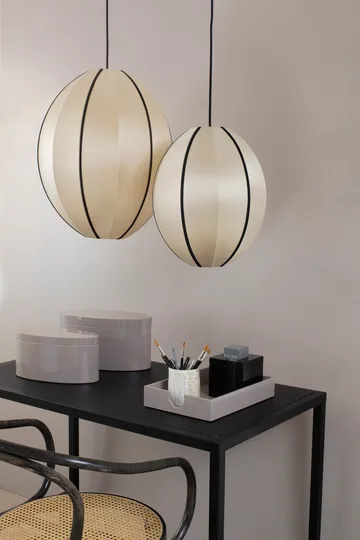 Indochina Classic Oval S lampeskjerm - Kit-black - Oi Soi Oi