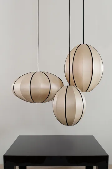 Indochina Classic Oval S lampeskjerm - Kit-black - Oi Soi Oi