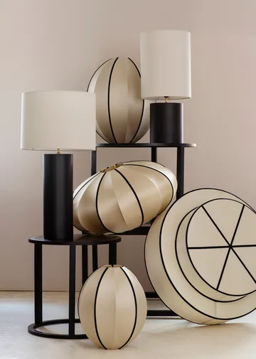 Indochina Classic Oval S lampeskjerm - Kit-black - Oi Soi Oi