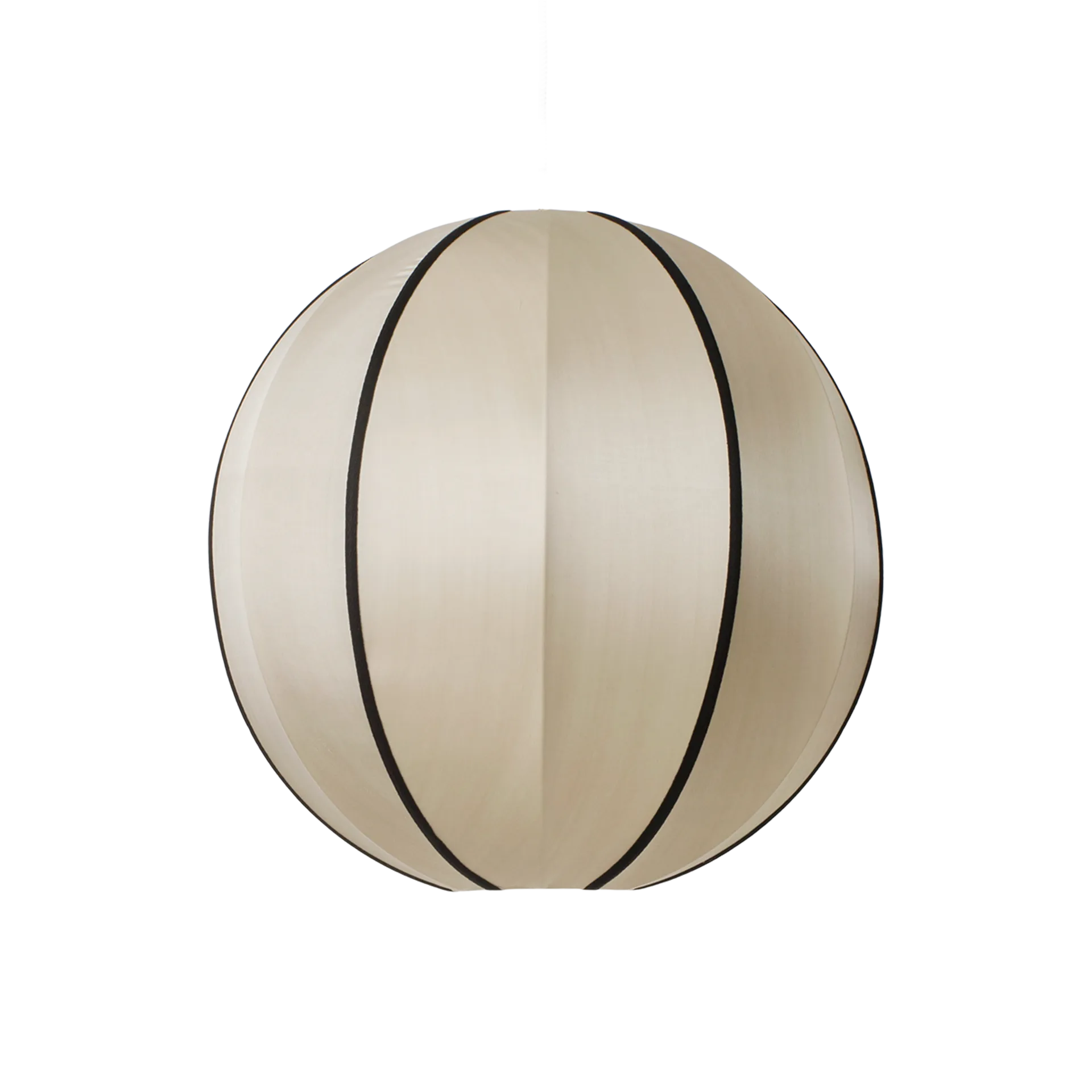 Indochina Classic Round lampeskjerm, Kit-black Oi Soi Oi