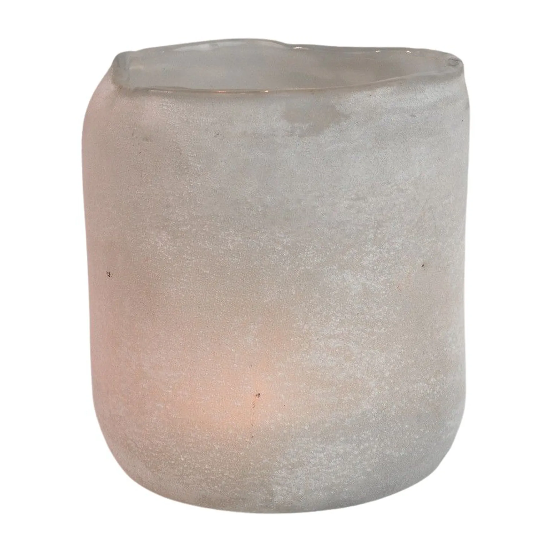 Halde telysholder 12 cm, Hvit Olsson & Jensen