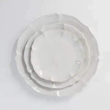 Judith stor middagstallerken Ø 34 cm - Hvit - Olsson & Jensen