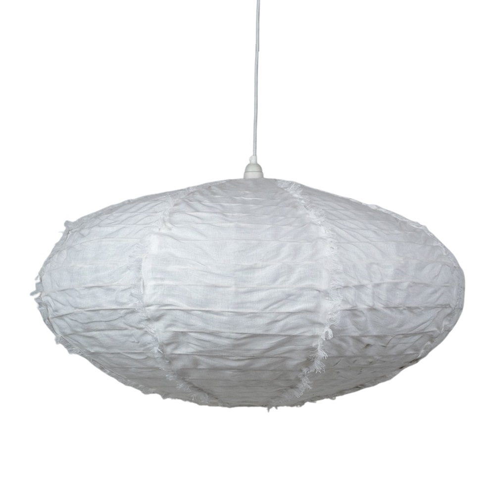 Olsson & Jensen Lino taklampe lin Ø80 cm Hvit