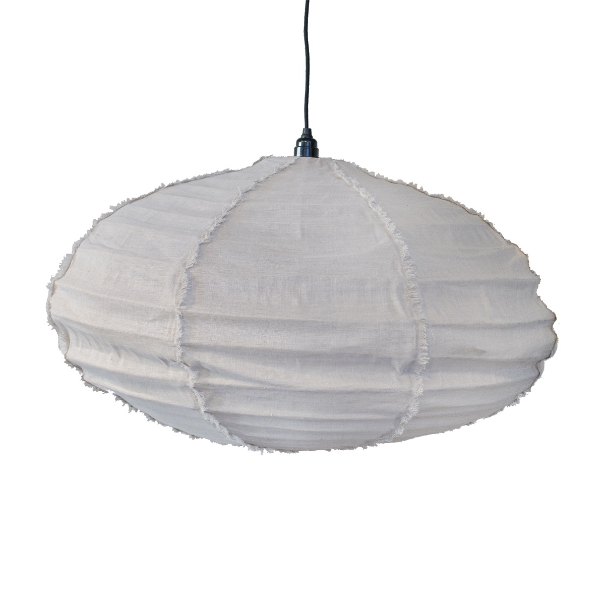 Olsson & Jensen Lino taklampe lin Ø80 cm Varmgrå