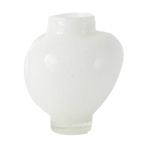 Olsson & Jensen Mila vase liten 19,5 cm Hvit
