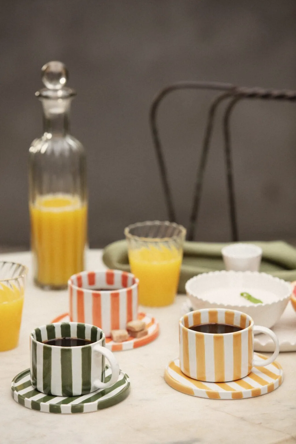 Monica kopp med fat, Grønn Olsson & Jensen