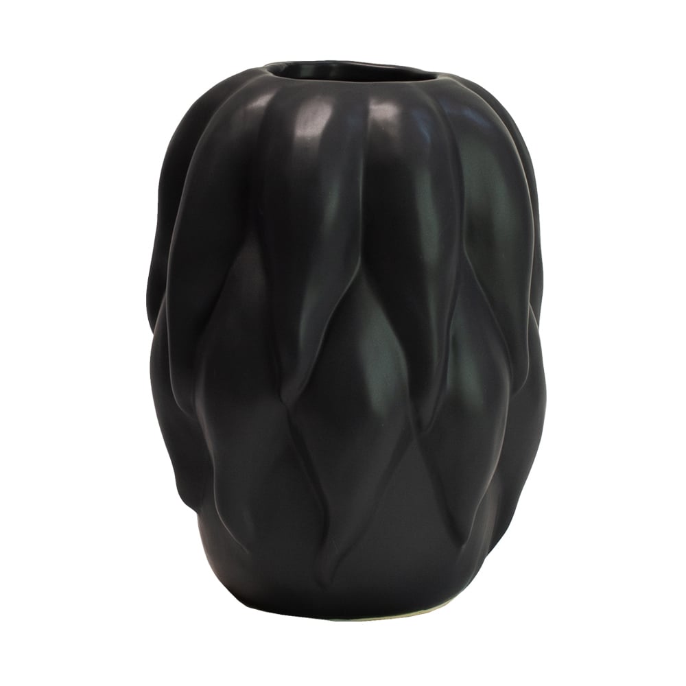 Olsson & Jensen Ridley vase 26 cm Svart
