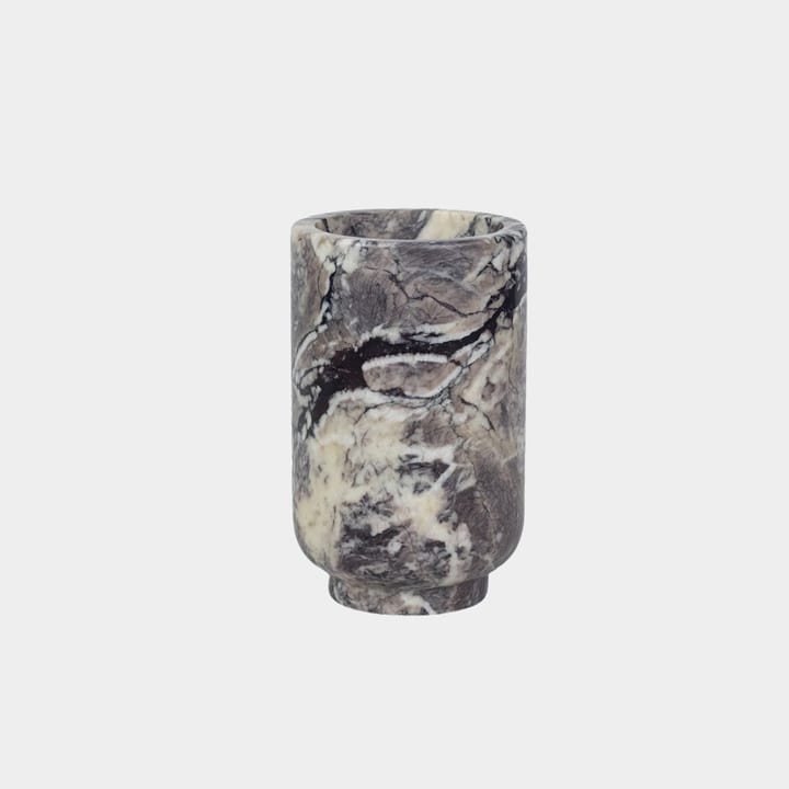 Stevie vase Ø12,5x20,5 cm - Grå marmor - Olsson & Jensen