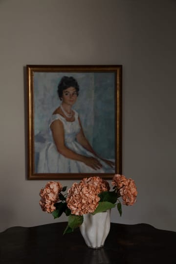 Tess vase 19,5 cm - Beinvit - Olsson & Jensen