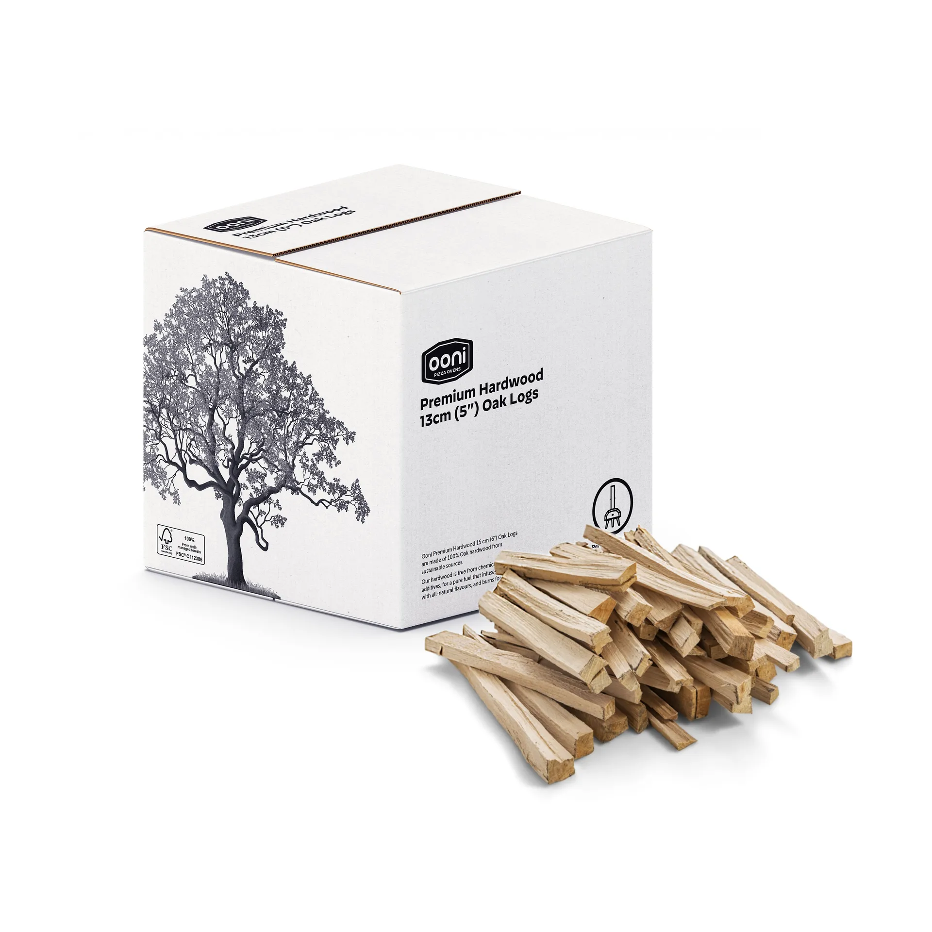 Ooni Premium vedpakke, Assorted oak Ooni