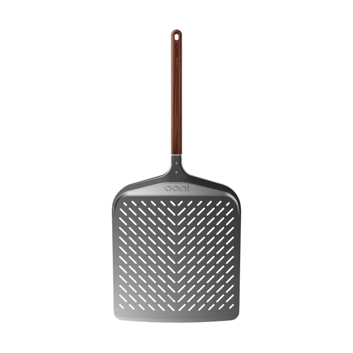 Ooni Signature perforert pizzaspade - Aluminium-valnøtt, 14 - Ooni