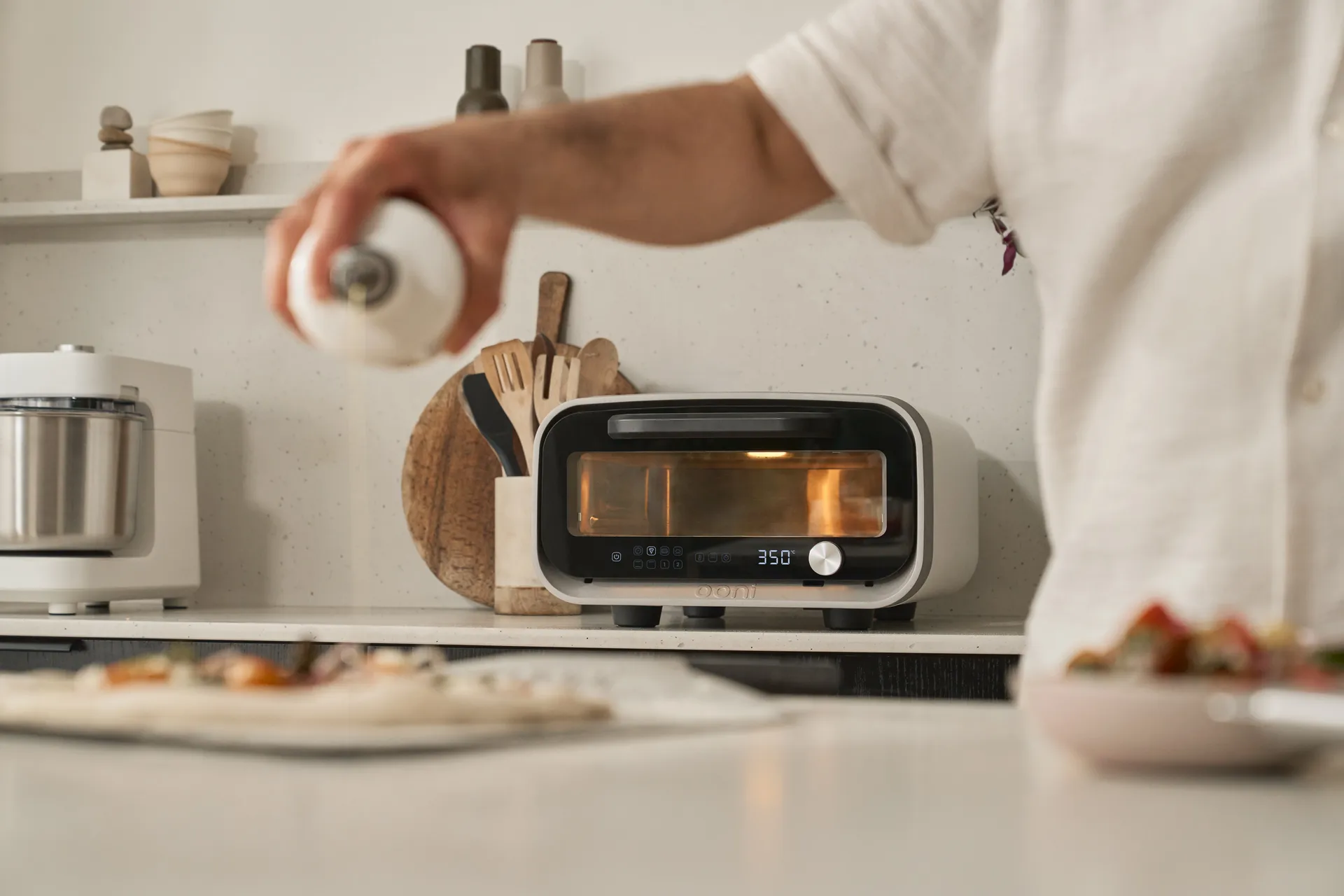 Ooni Volt 2 elektrisk pizzovn, Polar white Ooni