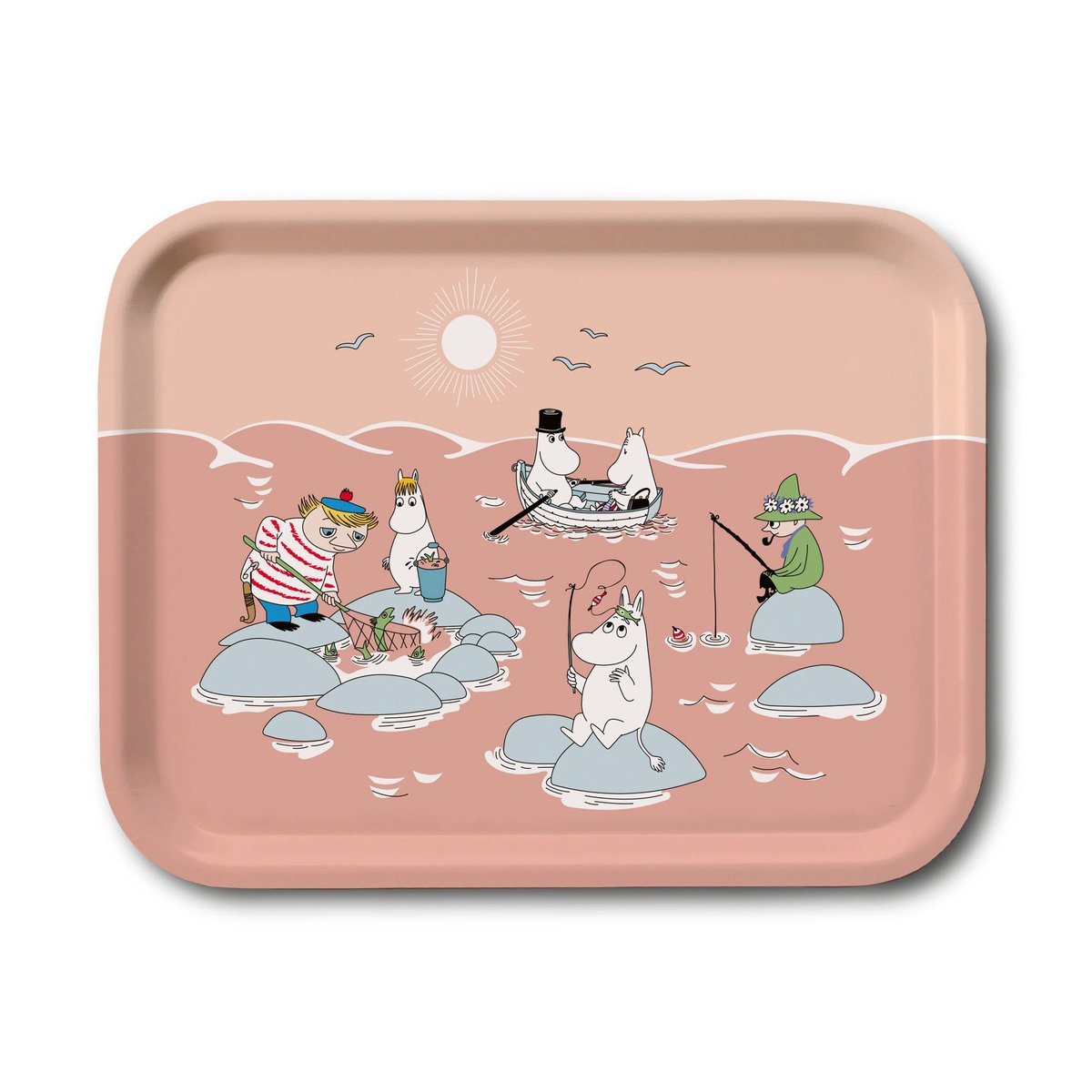 Opto Design Fiske Mummi sommer 2022 brett 20 x 27 cm Rosa