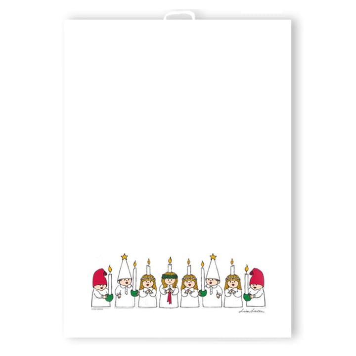 Lucia kjøkkenhåndkle 50x70 cm, Hvit Opto Design
