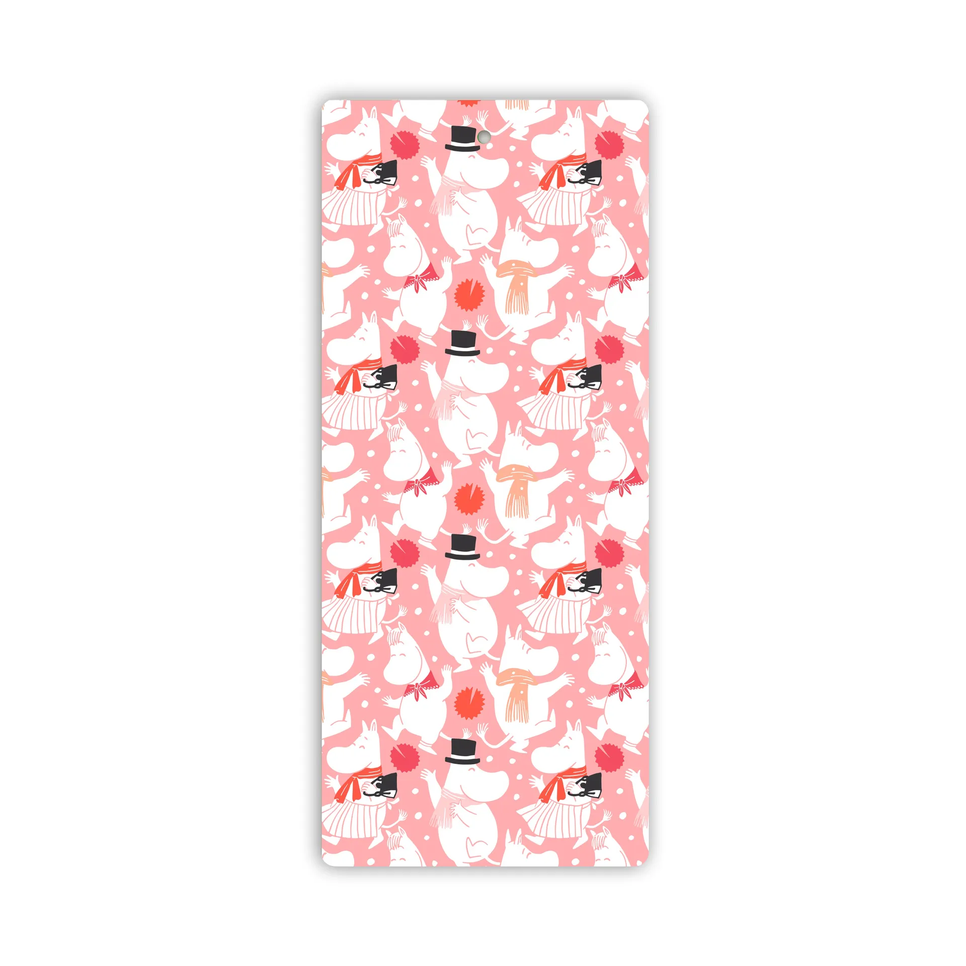 Moomin Celebration serveringsbrikke 40x17 cm, Hvit-rosa Opto Design