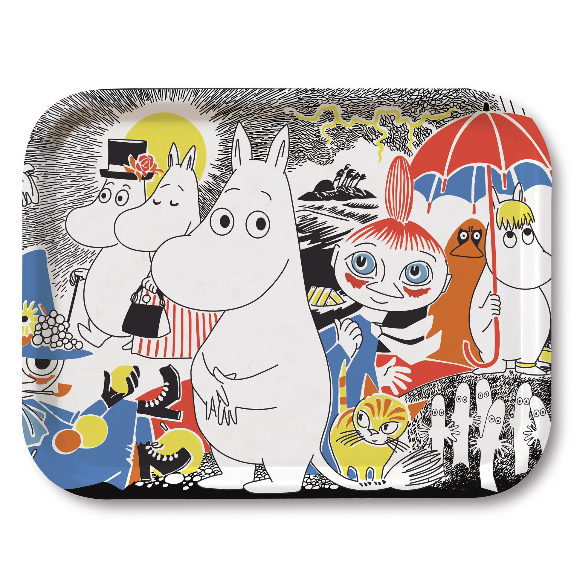 Moomin Comic Cover Nr1 brett, 27x20 cm Opto Design